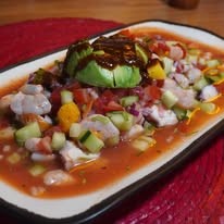 Taco con guacamole